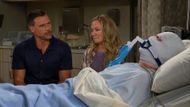The Young and the Restless: Nick and Sharon at Noah's bedside | Image: CBS